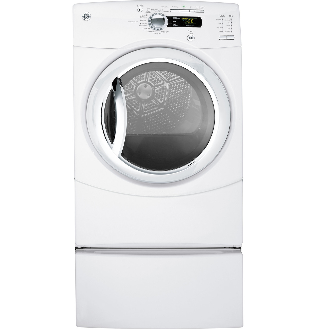 GE 7.5 cu. ft. Frontload Dryer with Steam - Thumbnail 3