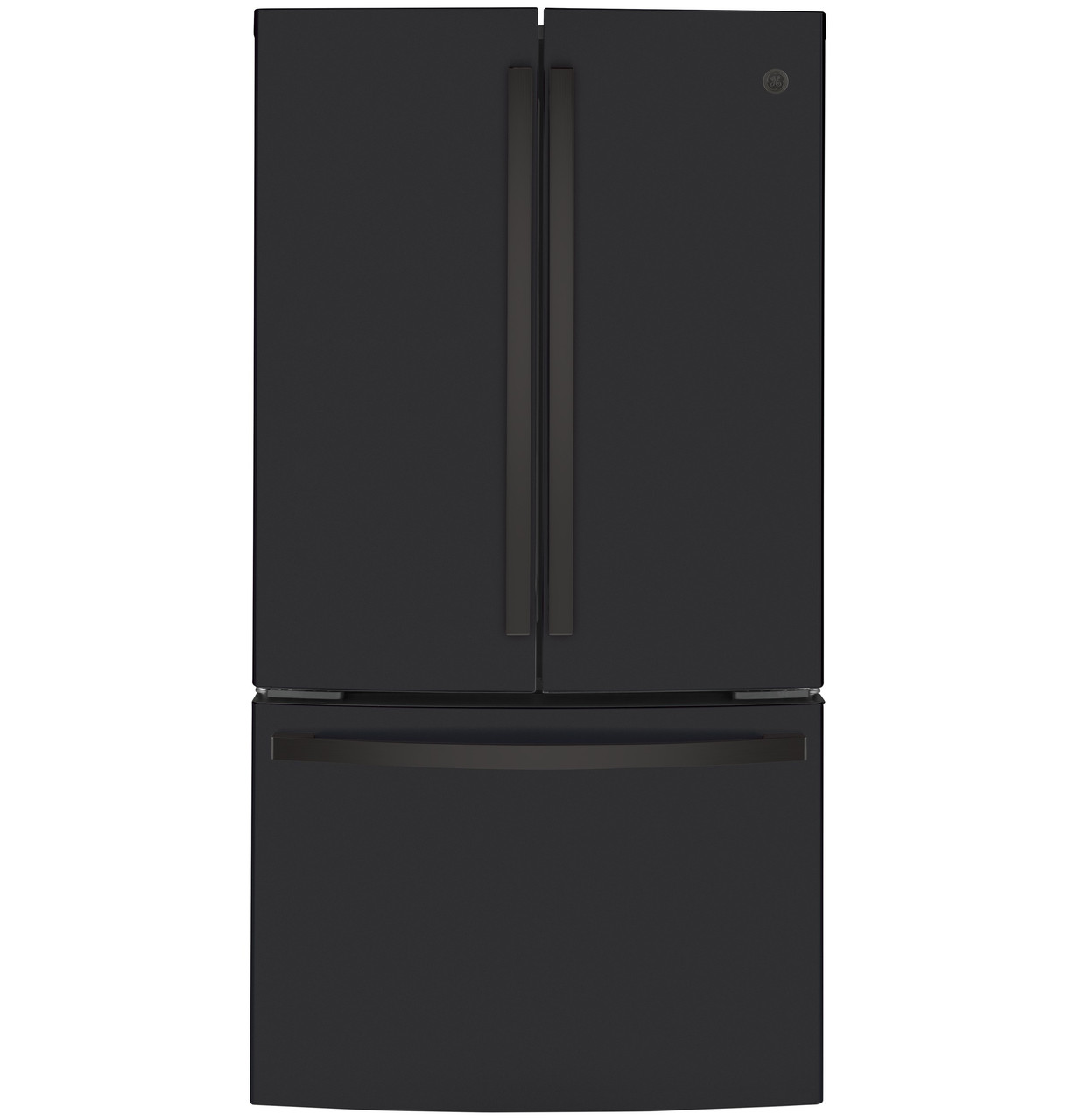GE 23.1 Cu. Ft. Fingerprint Resistant Black Slate Counter Depth French Door Refrigerator - Thumbnail 4