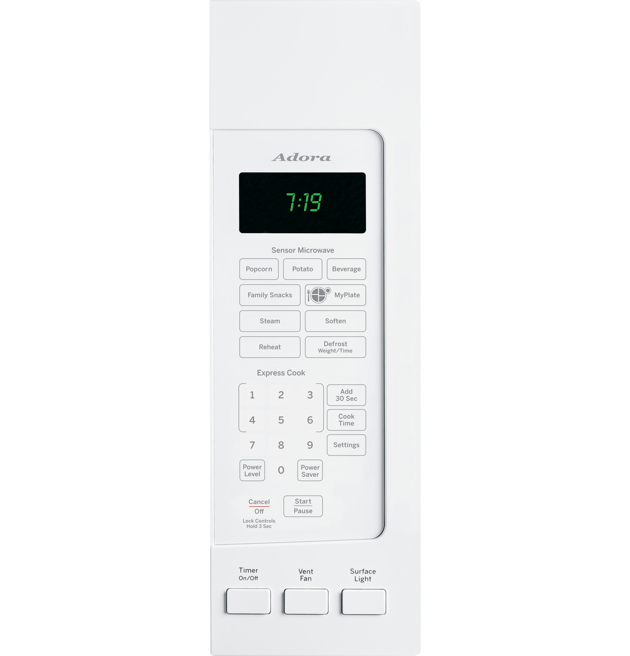GE Adora Series Microwave Oven
