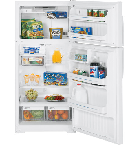 GE 16.6 cu. ft. Top Freezer Refrigerator - Thumbnail 2