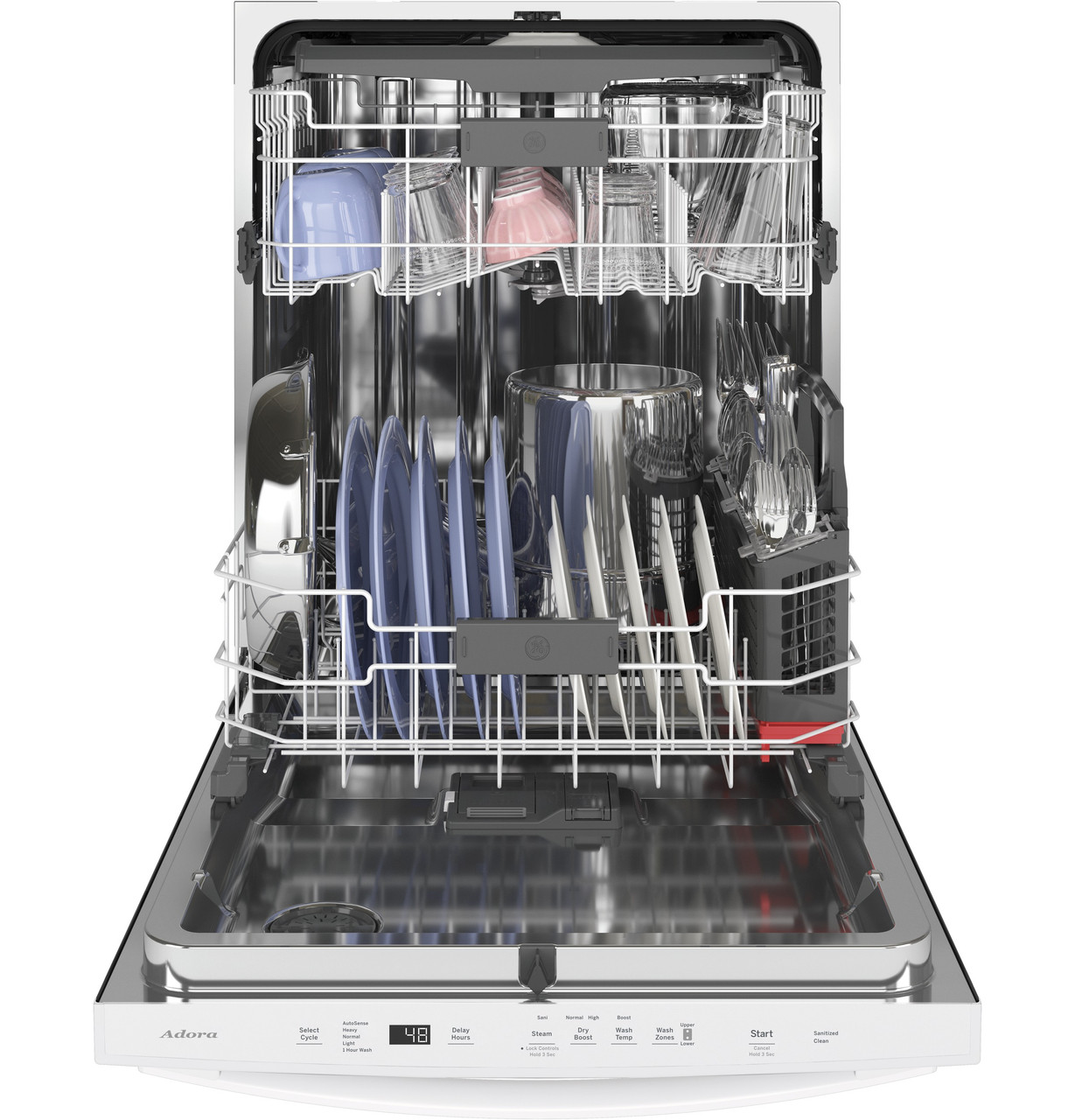 Adora series by GE ENERGY STAR Stainless Steel Interior Dishwasher with Hidden Controls - Thumbnail 2