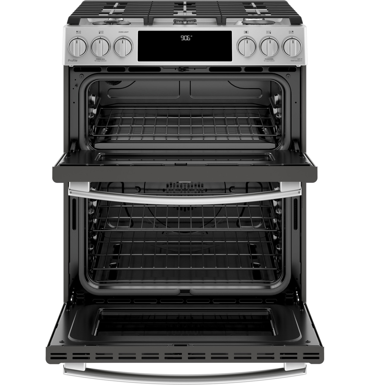 GE Profile Gas Double Oven Convection Range