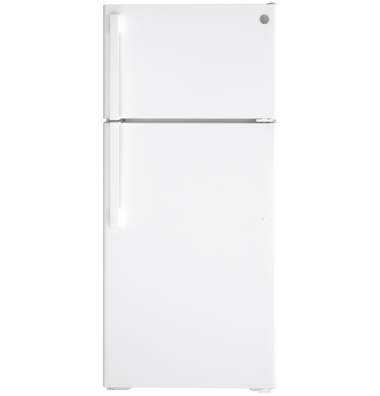 GE® ENERGY STAR® 16.6 Cu. Ft. Top-Freezer Refrigerator - GTE17GTNRWW