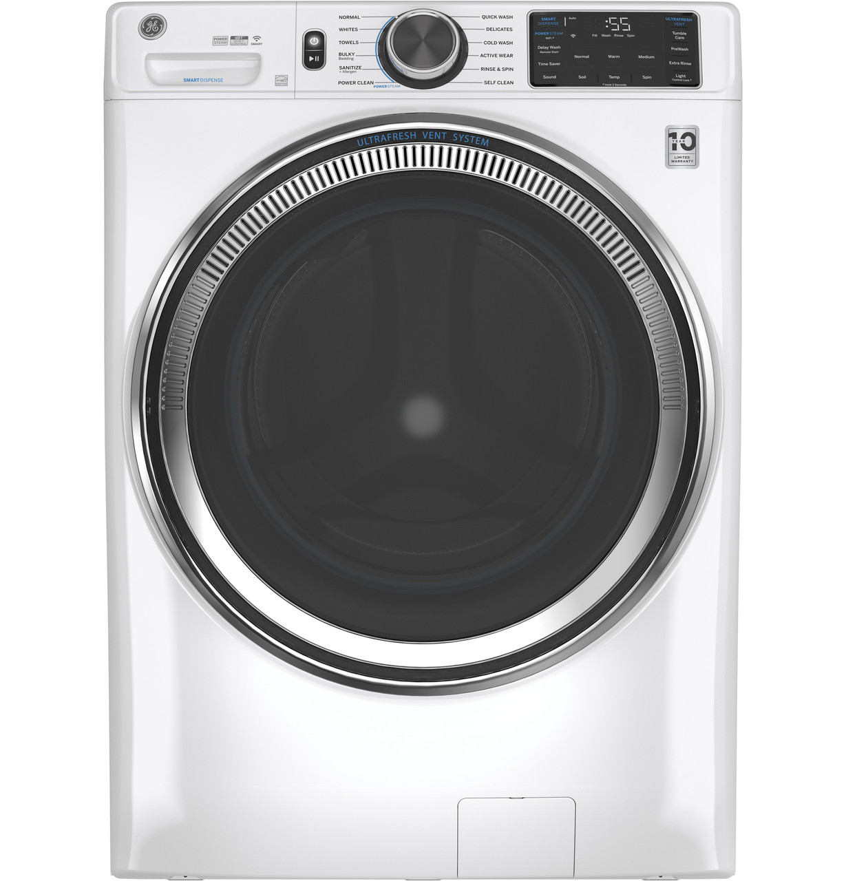 GE Smart Front Load Steam Washer
