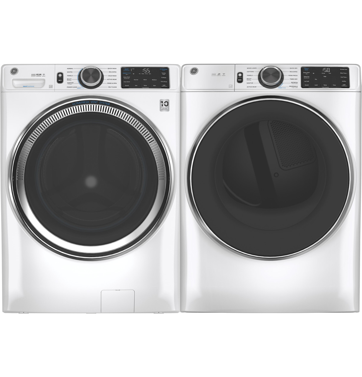 GE Smart Front Load Steam Washer