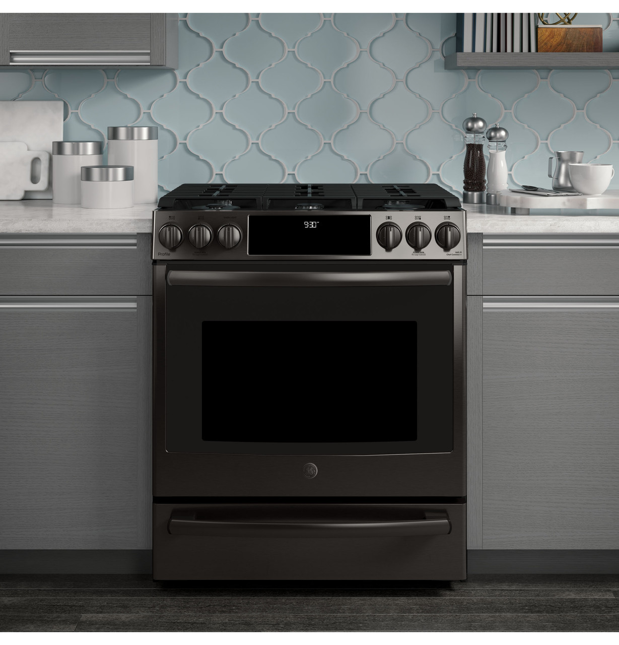 GE Profile Slide-In Gas Range