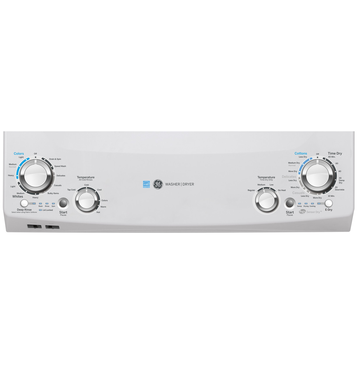 GE Unitized Spacemaker Washer and Gas Dryer - Thumbnail 4