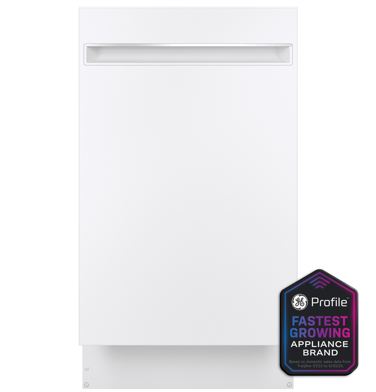 GE Profile™ ENERGY STAR® 18" ADA Compliant Stainless Steel Interior Dishwasher with Sanitize Cycle - PDT145SGLWW