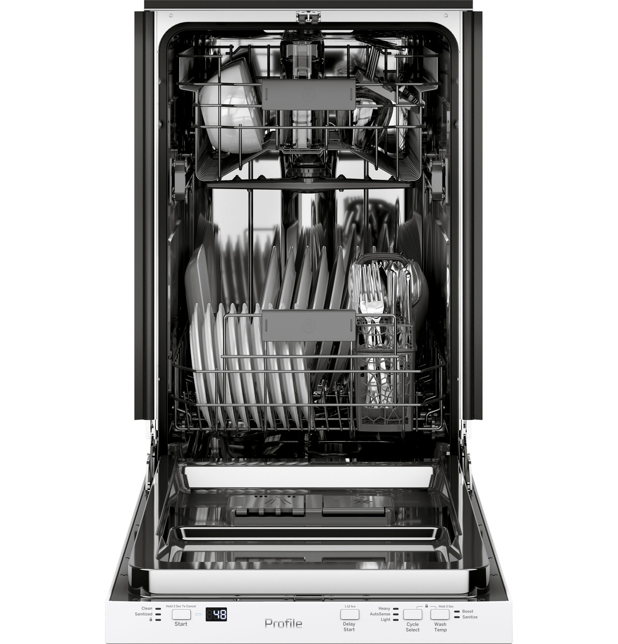 GE Profile 18" ADA Compliant Dishwasher with Sanitize Cycle - Thumbnail 4