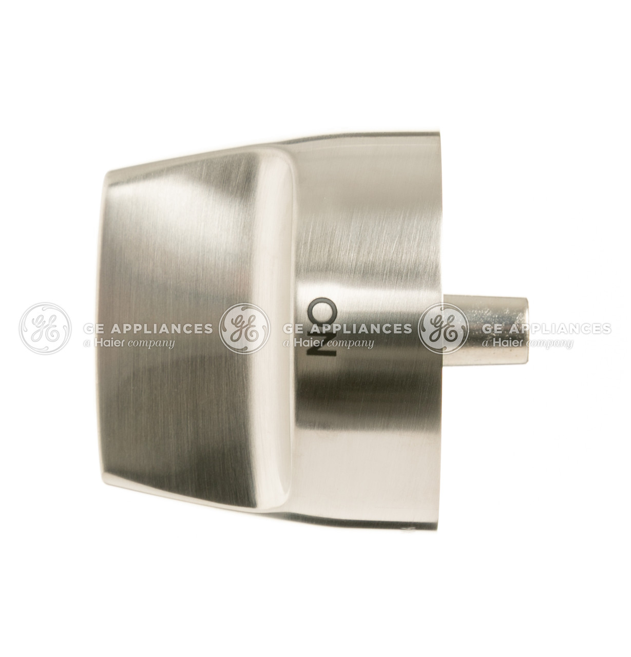Brushed Stainless Steel Single Element Knob - Thumbnail 2