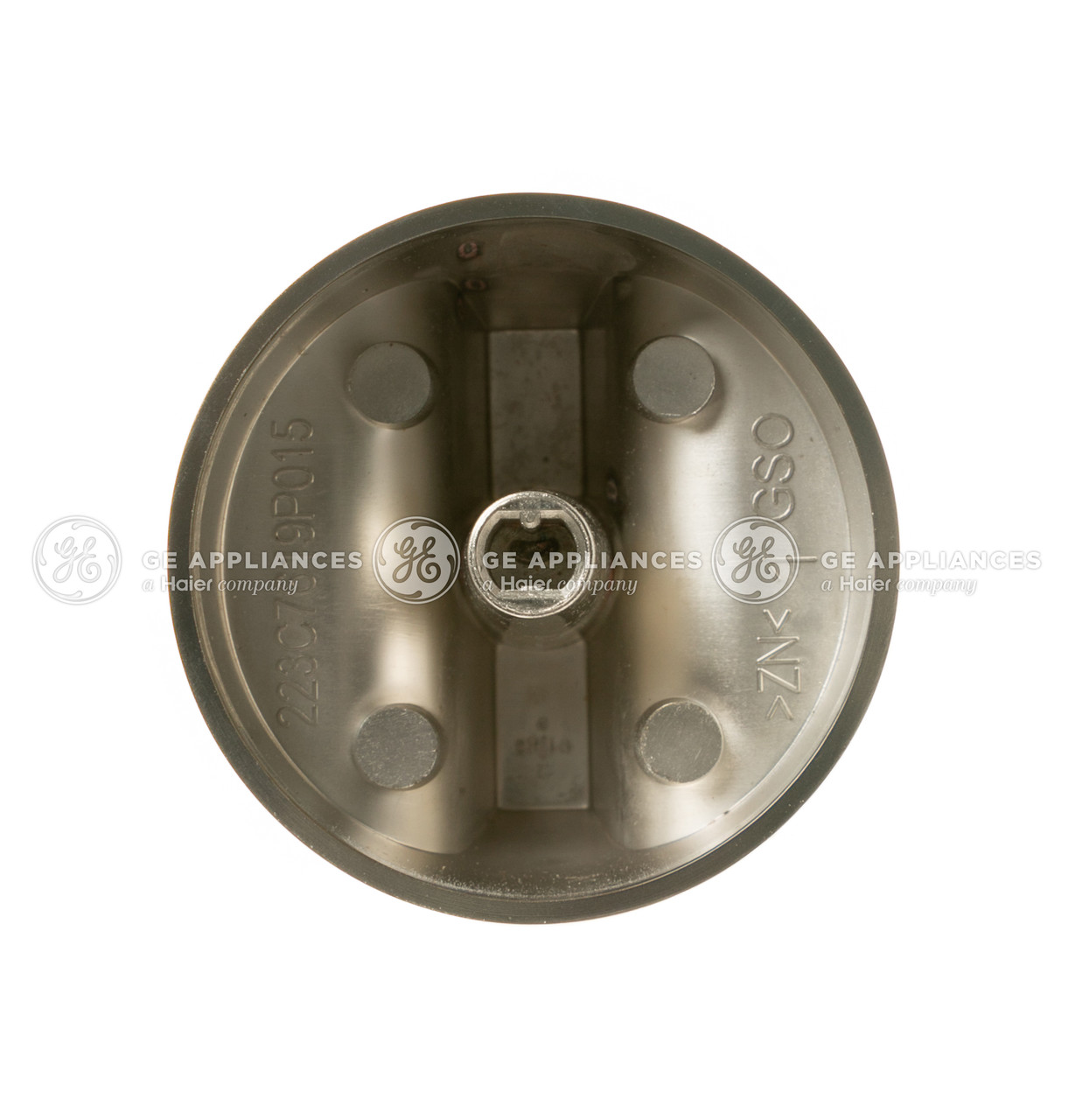 Brushed Stainless Steel Single Element Knob - Thumbnail 3