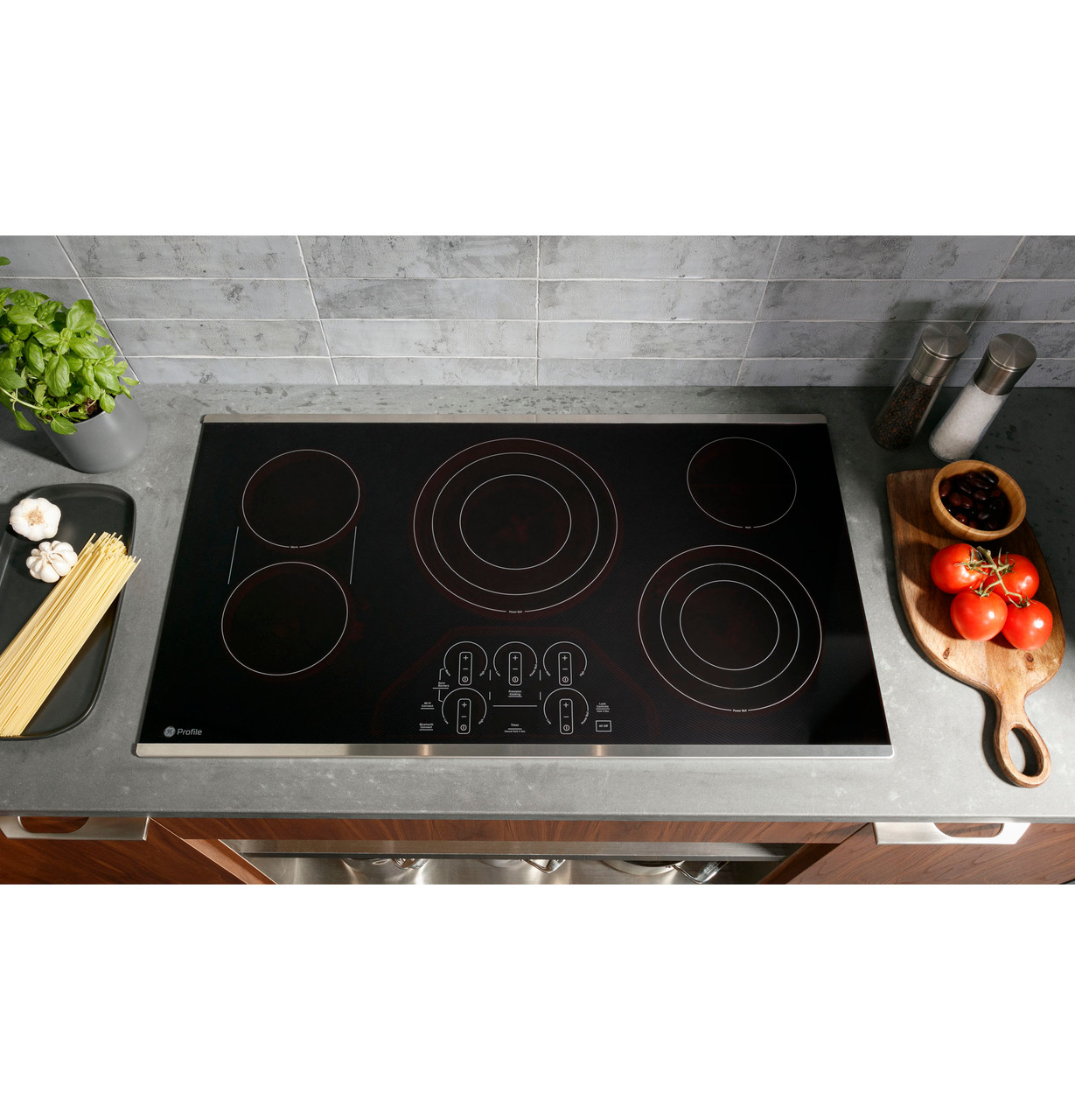 GE Profile 30" Built-In Touch Control Electric Cooktop - Thumbnail 5