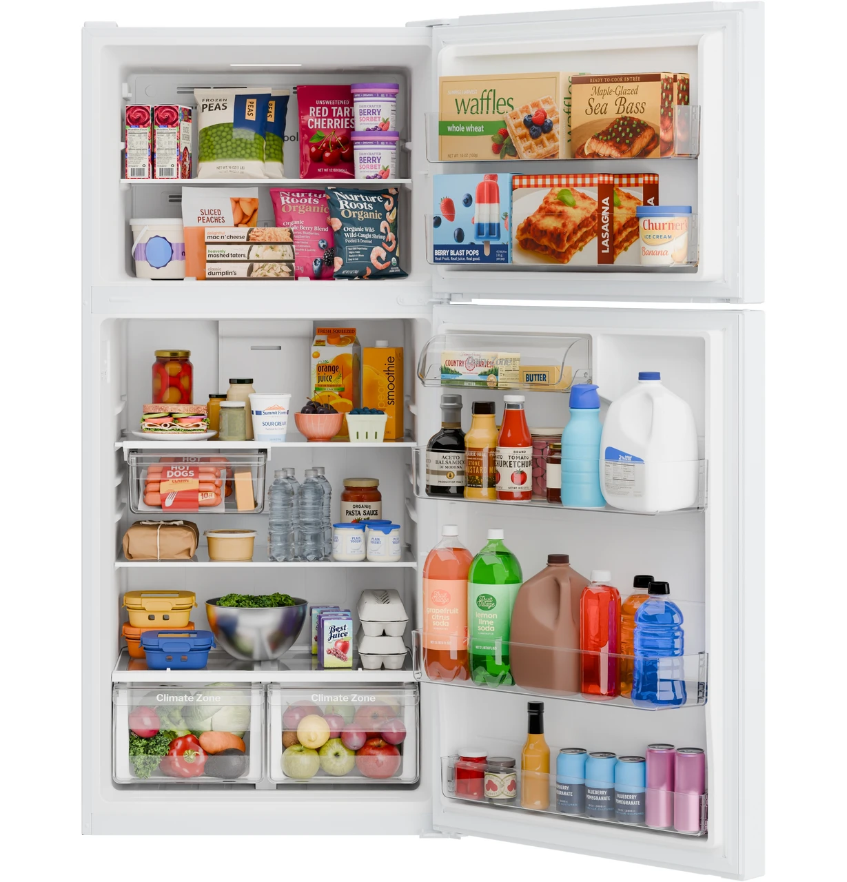 4_GE_Top_Freezer_GPS19K_WW_FrontOpenStocked.jpg