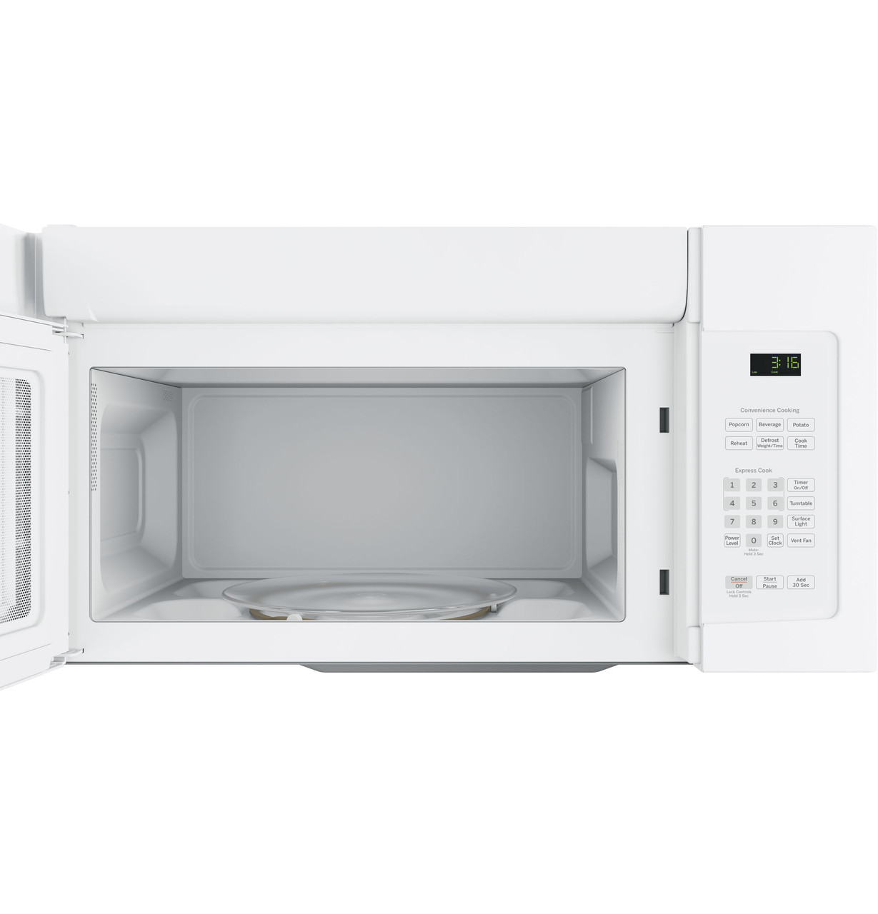 GE 1.6 Cu. Ft. Over-the-Range Microwave Oven - Thumbnail 3