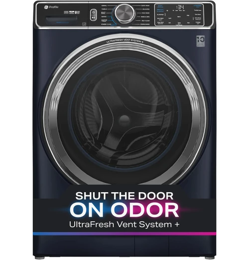 GE Profile™ 5.3 cu. ft. Capacity Smart Front Load ENERGY STAR® Washer with UltraFresh™ Vent System+ with OdorBlock™ product photo
