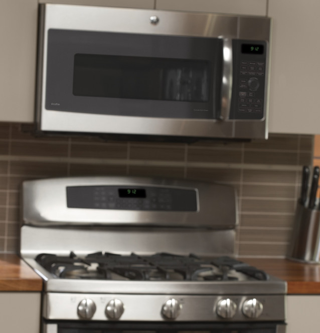 GE Profile™ Series 1.7 Cu. Ft. Convection OvertheRange Microwave Oven