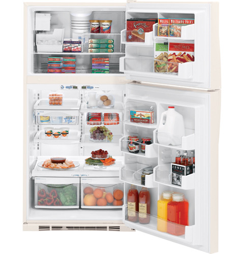 GE Profile™ 21.7 Cu. Ft. Top-Freezer Refrigerator - PTS22LCSCC