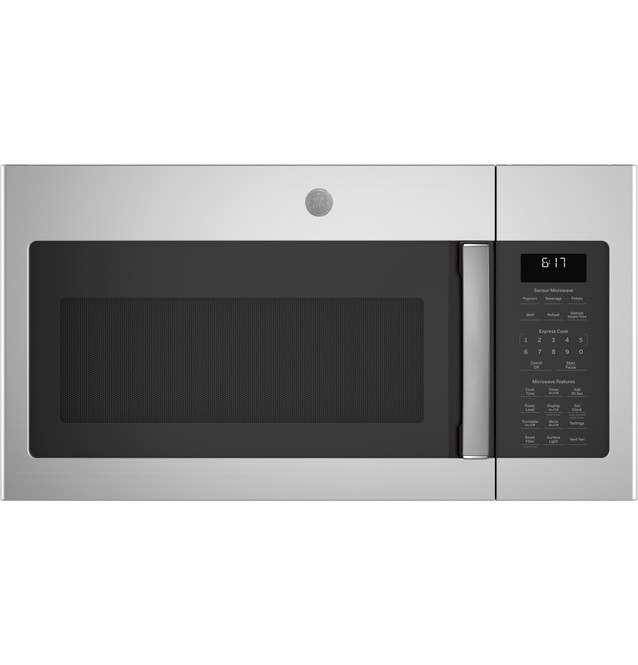 JVM6175YKFS in by Clearance in Schenectady, NY - GE® 1.7 Cu. Ft.  Over-the-Range Sensor Fingerprint Resistant Microwave Oven, 337L