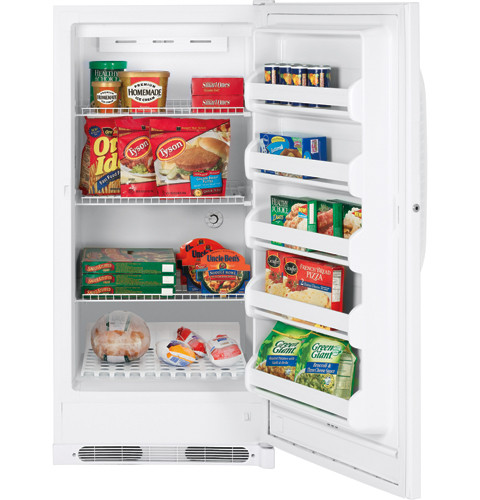 GE® 13.7 Cu. Ft. Frost-Free Upright Freezer - FUF14SURWW - GE
