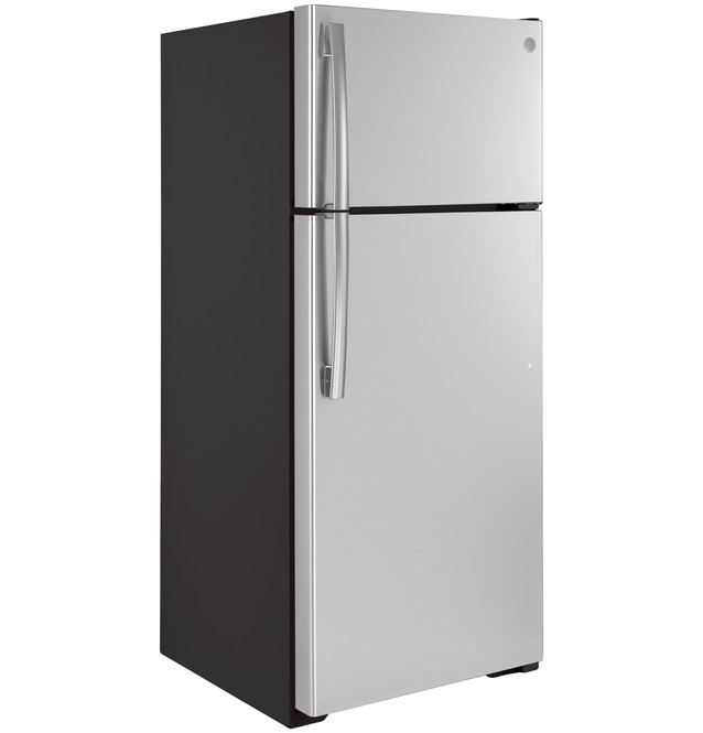 GE® ENERGY STAR® 17.5 Cu. Ft. Top-Freezer Refrigerator - GIE18GSNRSS ...