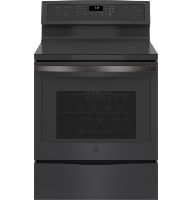 GE Profile™ 36 Stainless Steel on Black Induction Cooktop, Star Appliance