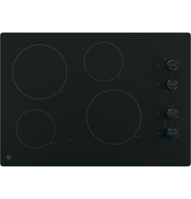 JP3030DJBB by GE Appliances - GE® 30 Built-In Knob Control Electric  Cooktop