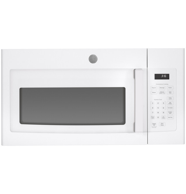 GE® 1.6 Cu. Ft. Over-the-Range Microwave Oven - JVM3160DFWW - GE Appliances