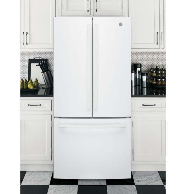 GE® ENERGY STAR® 24.7 Cu. Ft. French-Door Refrigerator - GNE25JGKWW ...