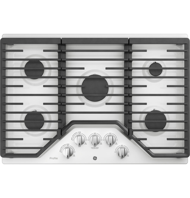 PGP7036DLBB by GE Appliances - GE Profile™ 36 Built-In Gas Cooktop with  Optional Extra-Large Cast Iron Griddle