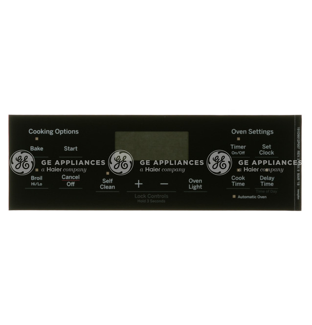 waページ FACEPLATE GRAPHICS (BLACK) - WB07X26647 - GE Appliances