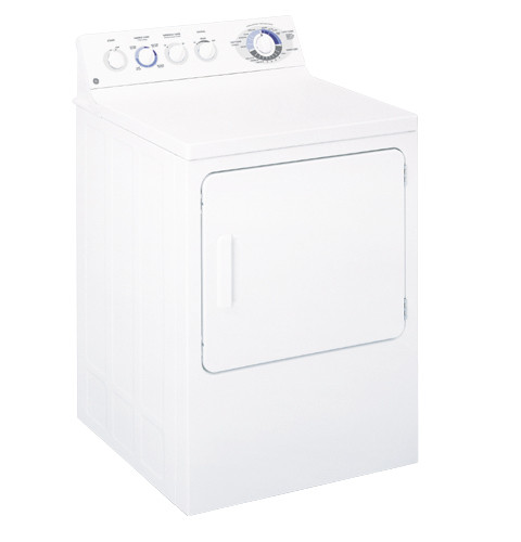 GE® 6.0 Cu. Ft. Extra-Large Capacity Gas Dryer - DWXR483GBWW - GE