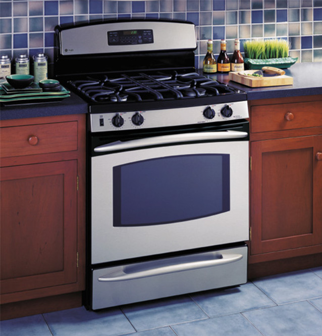 GE Profile Free Standing Self Clean Gas Range JGB900SEFSS GE