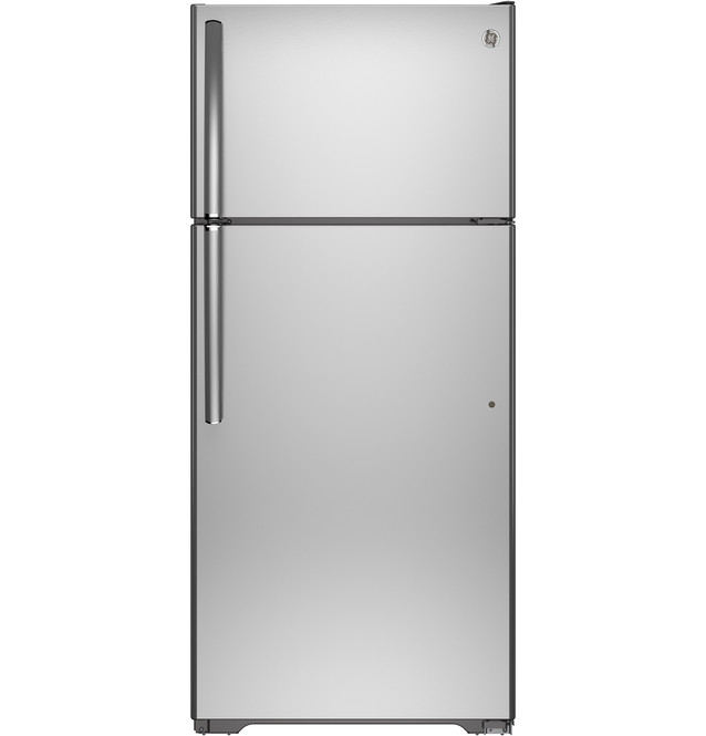 ［ge］ GE® ENERGY STAR® 15.5 Cu. Ft. Top-Freezer Refrigerator