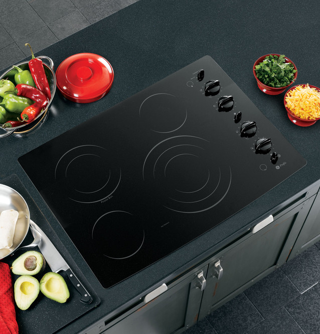 GE Profile™ 30 Built-In CleanDesign Electric Cooktop - JP350BCBB - GE  Appliances