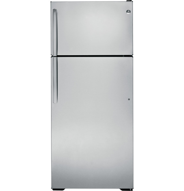GE® 18.1 Cu. Ft. Top-Freezer Refrigerator - GTZ18GBESS - GE Appliances