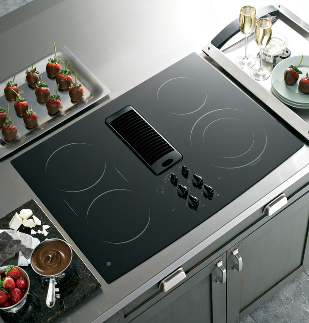 GE Profile™ 30 Downdraft Electric Cooktop - PP9830SJSS - GE Appliances