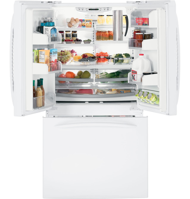 GE Profile™ ENERGY STAR® 20.7 Cu. Ft. Counter-Depth French-Door  Refrigerator with Icemaker - PFCF1NFZWW - GE Appliances