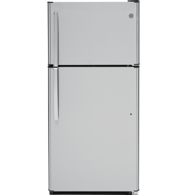 GE® 18.2 Cu. Ft. Top-Freezer Refrigerator - GTS18FSLSS - GE