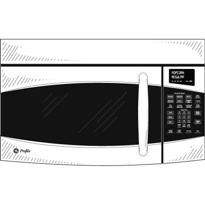 GE Profile Spacemaker® 1.8 Cu. Ft. XL1800 Microwave Oven PVM1870SMSS