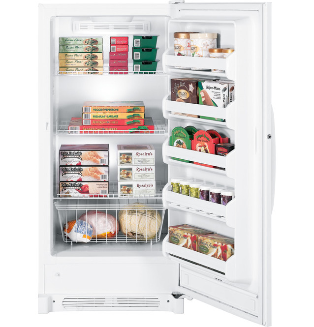 GYP0224 富士ウェーブ every frecious tall GE® 13.7 Cu. Ft. Frost-Free Upright Freezer - FUF14SVRWW - GE