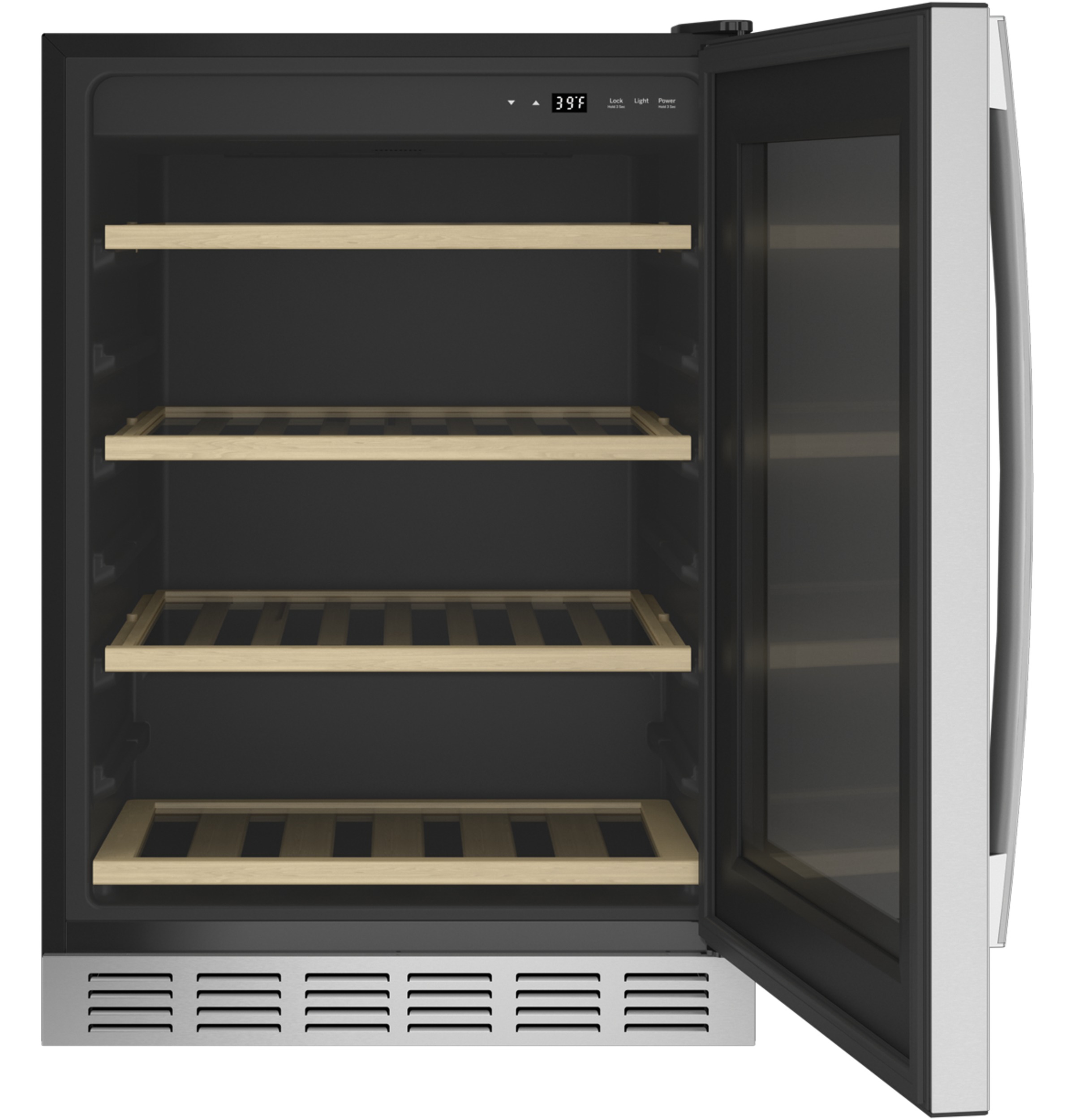 GE Profile™ 155-Can or 52-Bottle Beverage Center in Stainless Steel size 33.75 H x 23.5 W x 24.625 D | PVS06BSPSS | Steel | Fridge.com