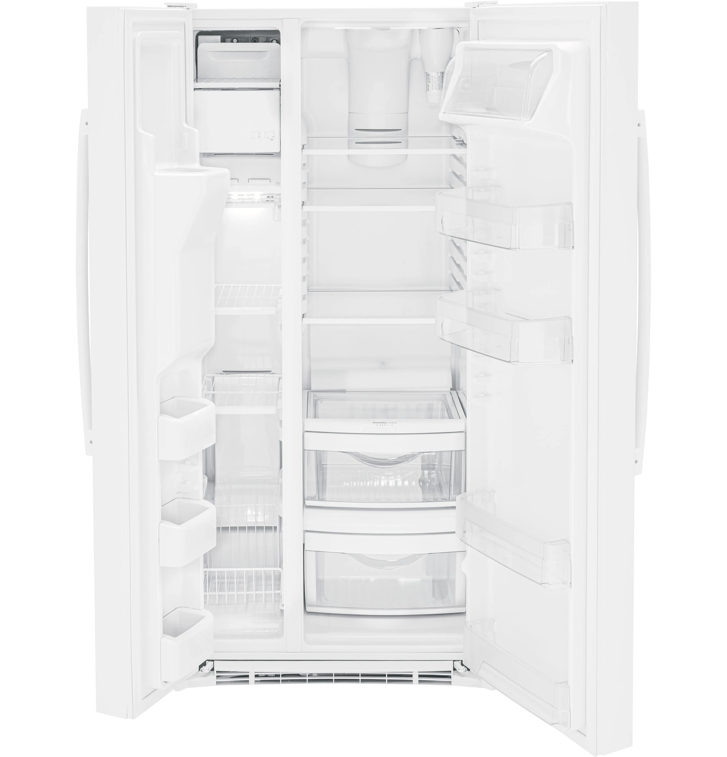 GE 33" Side By Side 23 cu. ft. Refrigerator — FIN-0014384 | Fridge.com