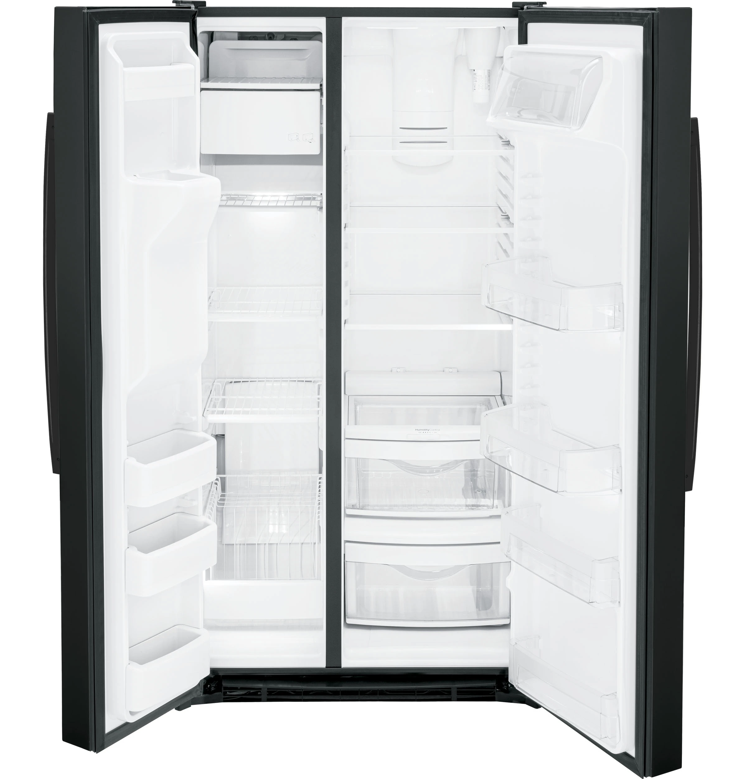 GE 36" Side By Side 25.3 cu. ft. Refrigerator — FIN-0014381 | Fridge.com