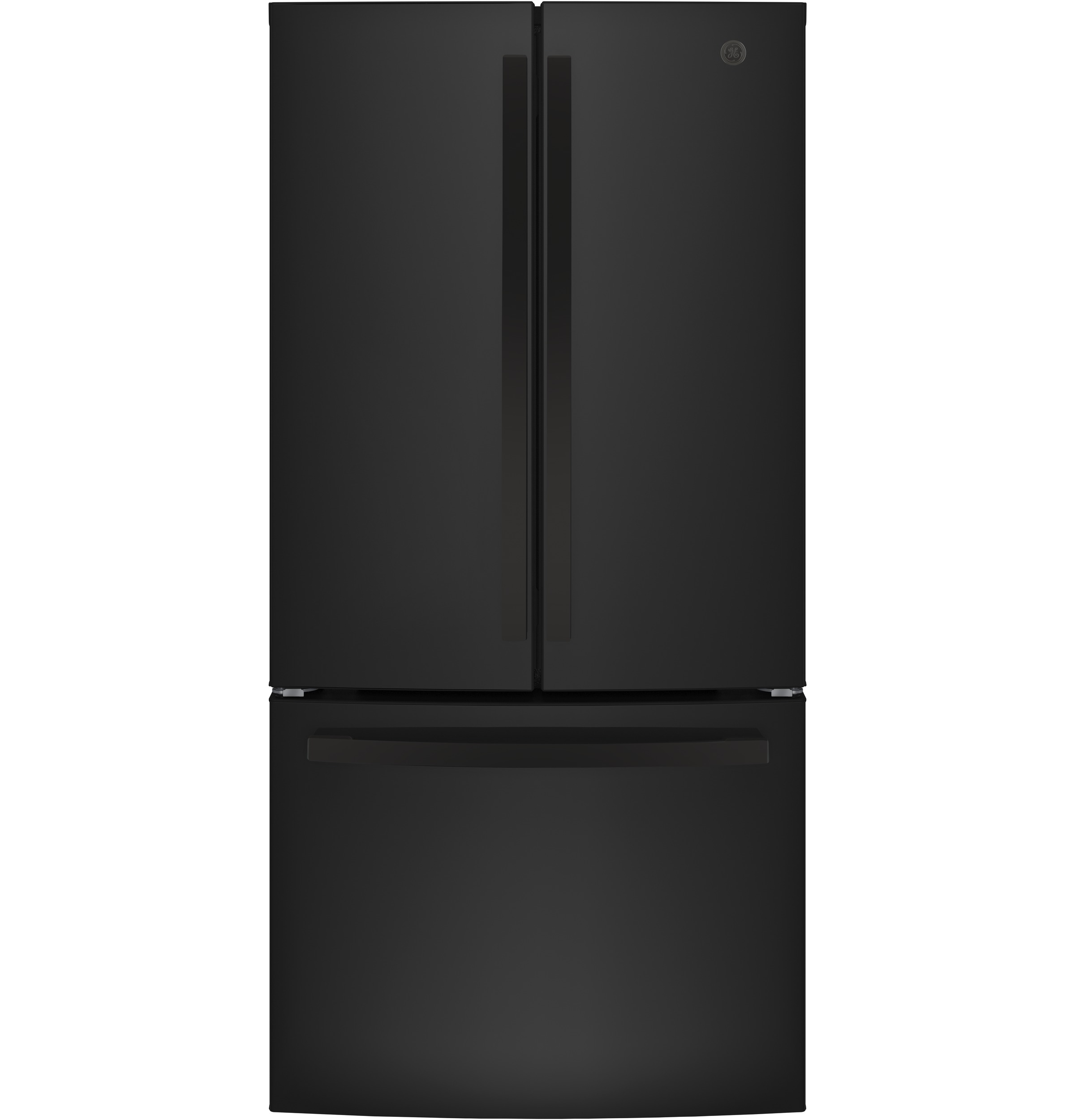 GE® ENERGY STAR® 24.7 Cu. Ft. Refrigerator in Black size 69.875 H x 32.75 W x 37.5 D | GNE25JGKBB | Fridge.com