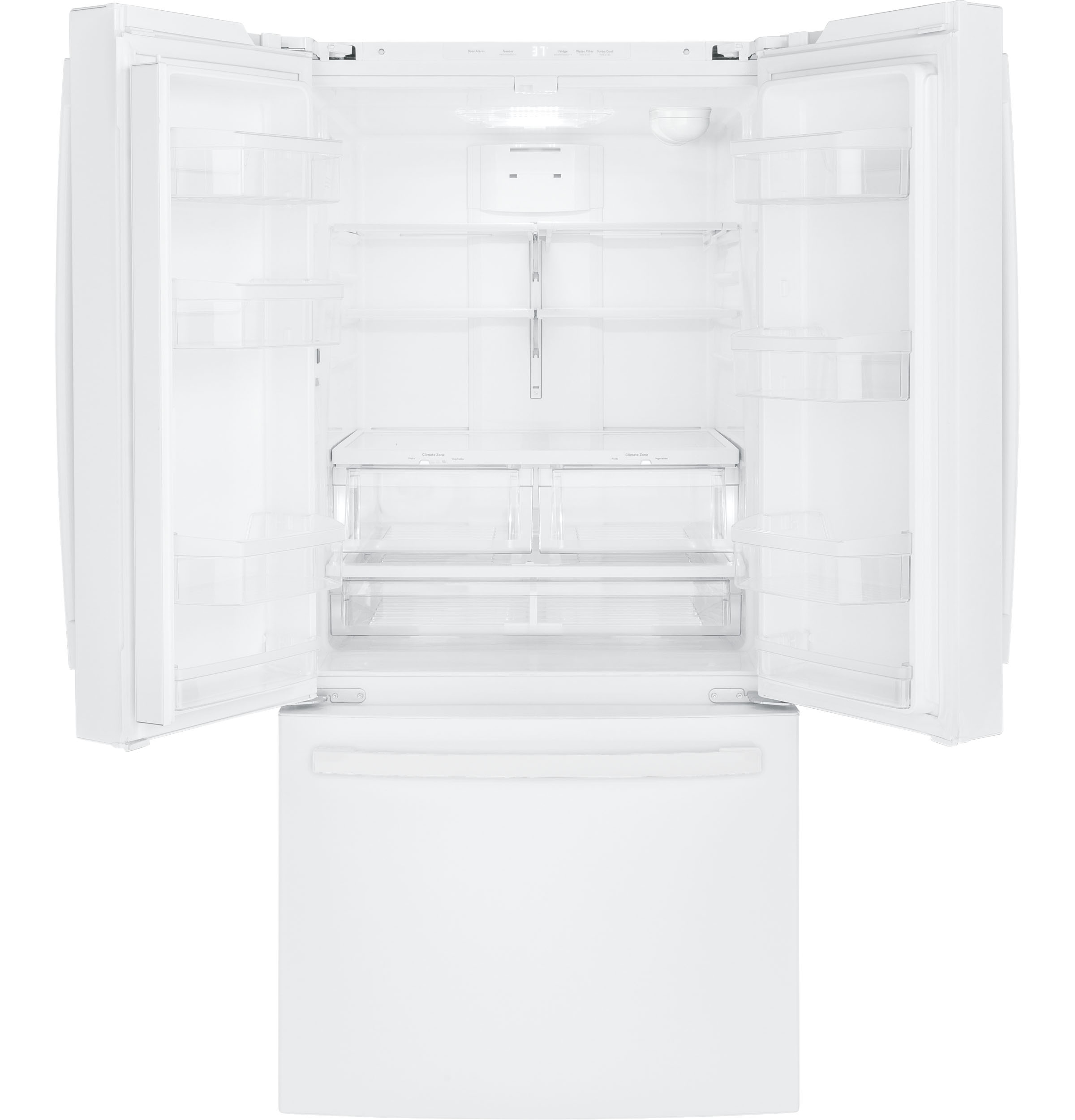 GE® ENERGY STAR® 24.7 Cu. Ft. Refrigerator in White size 69.875 H x 32.75 W x 37.5 D | GNE25JGKWW | Fridge.com