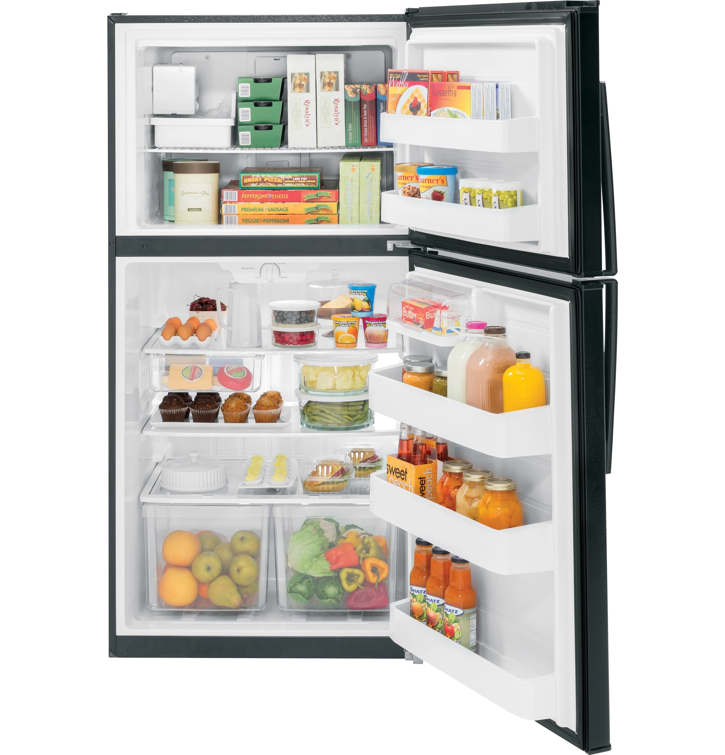 GE ENERGY STAR 21.1 Cu. Ft. Top-Freezer Refrigerator — FIN-0014257 | Fridge.com