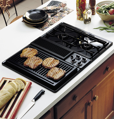 Gas cooktop - HF 9 - Hoover - 3 burner / built-in / with knobs