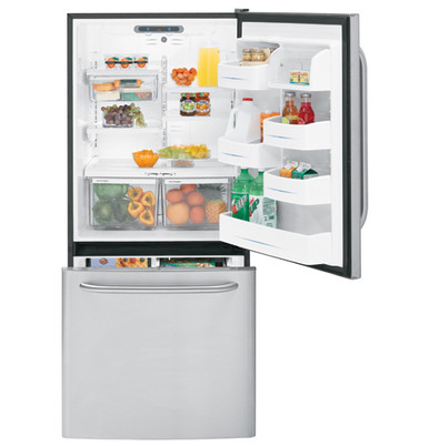 GE 19.5 Cu. Ft. Stainless Bottom Freezer Drawer Refrigerator