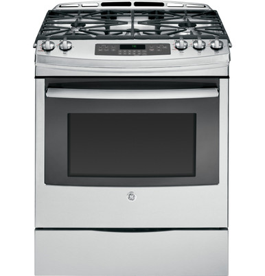 GE 30 in. 5.6 cu. ft. Slide-In Gas Range with Self-Cleaning