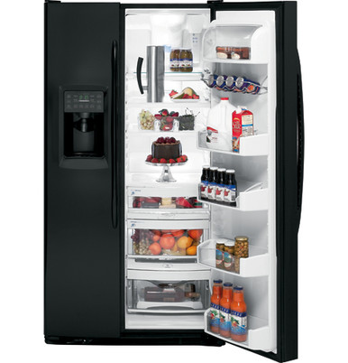 GE Profile™ ENERGY STAR® 25.6 Cu. Ft. Side-by-Side Refrigerator ...